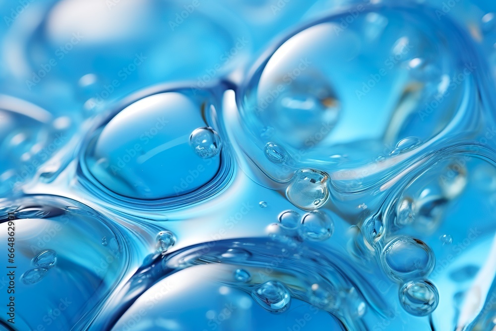 Blue soap bubbles water abstract macro-foam background Blue soap bubbles water abstract macro-foam background