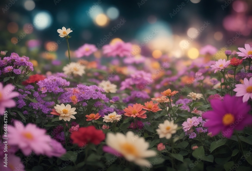 Fototapeta premium flowers in the garden
