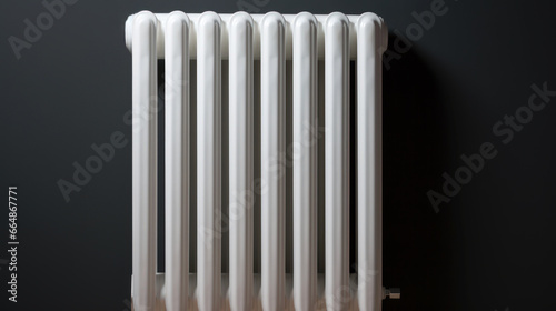 Wallpaper Mural Modern central heating battery. Home heating radiator close-up. Pipe pattern. Torontodigital.ca