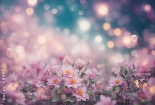 pink flowers in the garden © emdadul