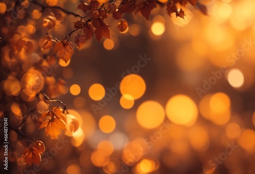 abstract autumn leaves background