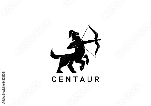 arrow man, horse, archery, centaur logo, centaur,  