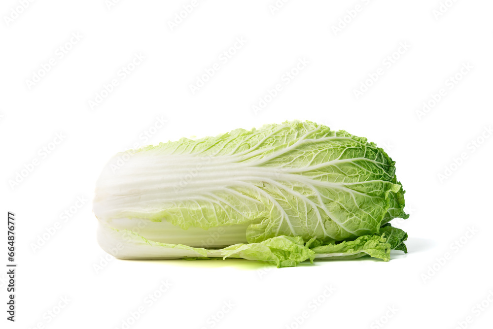 Fresh green Chinese cabbage, Chinese Leaf, wombok vegetable isolated on white background. Fresh green Chinese cabbage, Chinese Leaf, wombok vegetable isolated on white background.