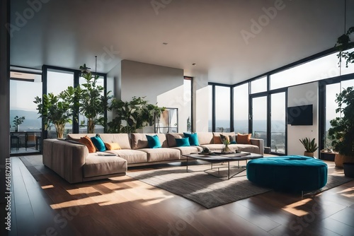 modern living room with sofa © Arham