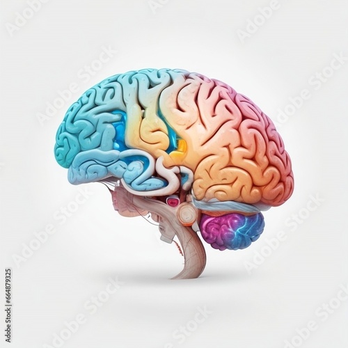 3d rendered illustration of human brain