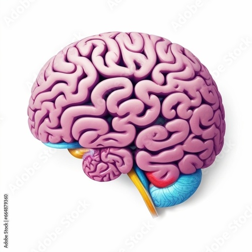 3d rendered illustration of human brain