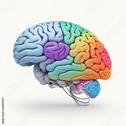 3d rendered illustration of human brain