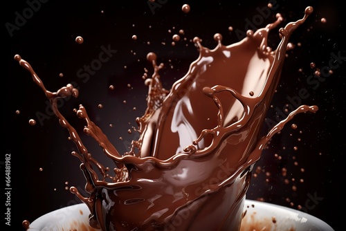 splash of chocolate or Cocoa.