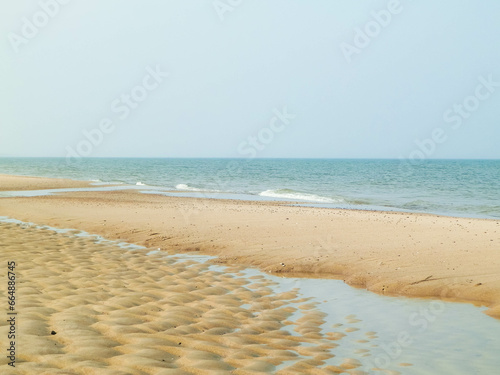 Baltic sea coast at sunny day. photo