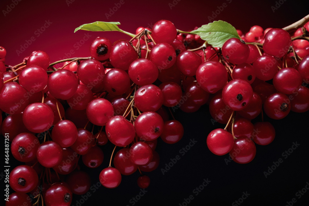 Fresh red cranberry organic fruit. Fresh red cranberry organic fruit.