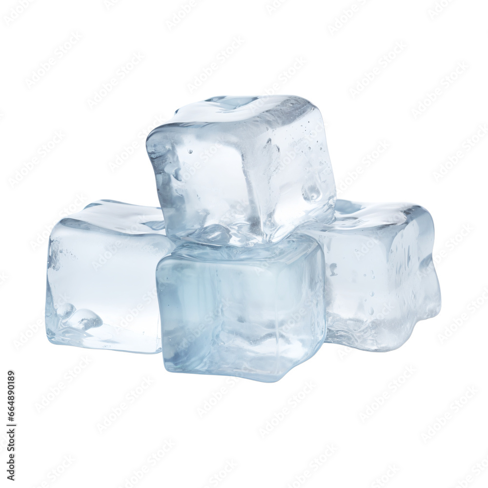 ice cubes isolated on transparent background ice cubes isolated on transparent background