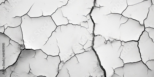 Weathered elegance. Vintage white concrete wall with texture. Aged beauty. Grunge background of cracked. Urban decay with appeal