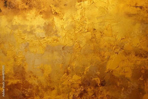 Aged Golden Texture Pattern on Yellow Dirt Background