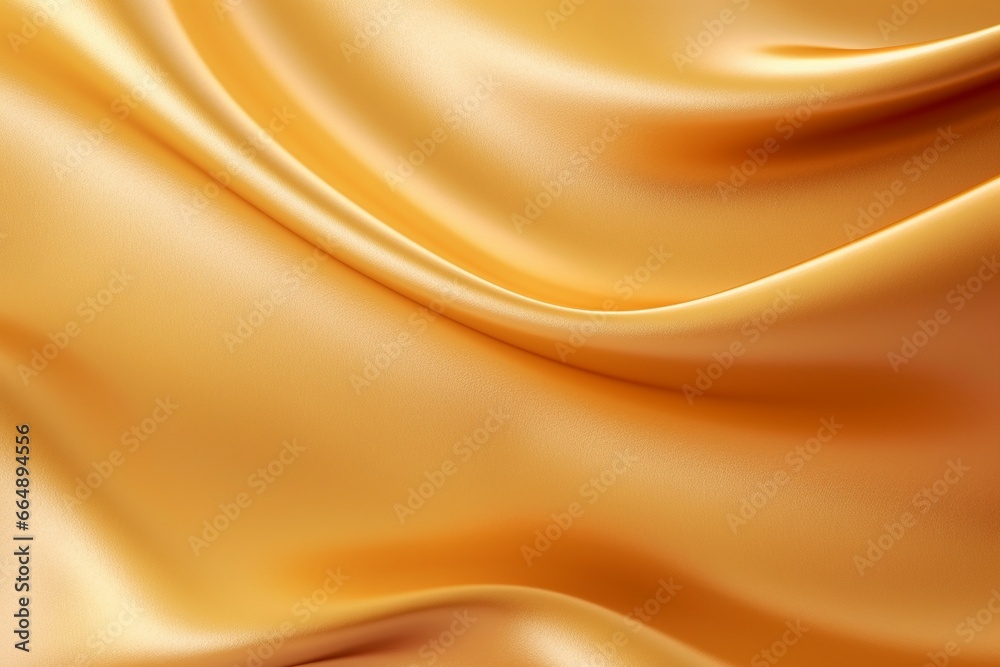 Closeup Gold Satin Fabric Closeup Gold Satin Fabric