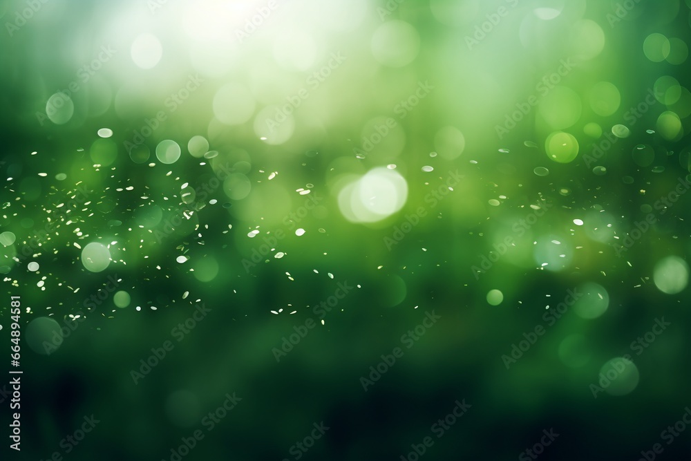 Fototapeta premium Green Bokeh Nature