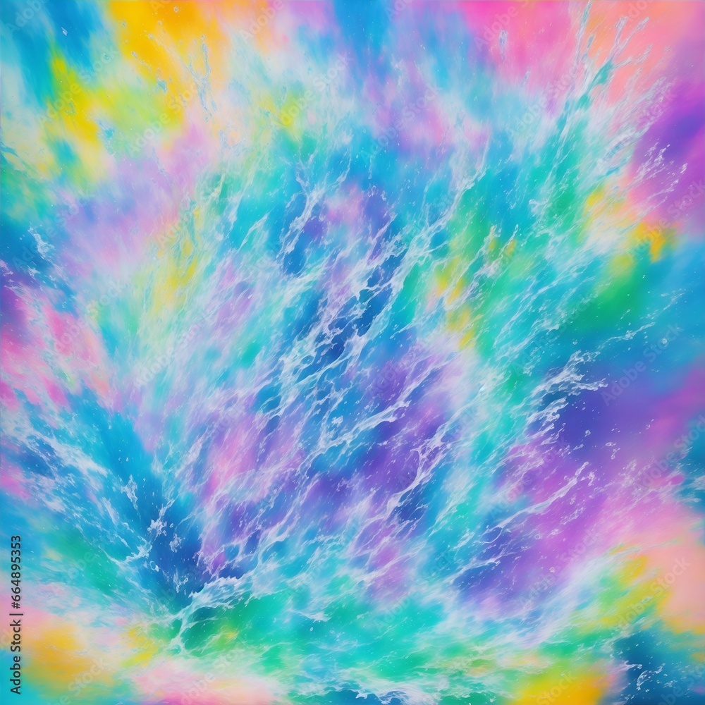 abstract pastel color water splashing