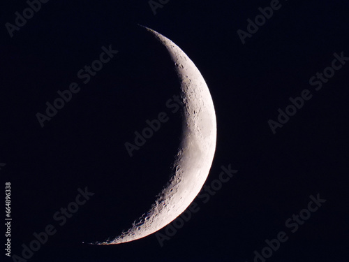 moon in waxing crescent phase