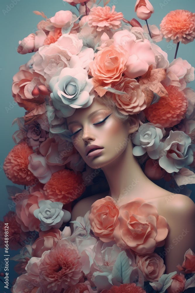 Women's hair is so luxurious that it can be compared with the tenderness and fragrance of flowers. Women's hair is so luxurious that it can be compared with the tenderness and fragrance of flowers.