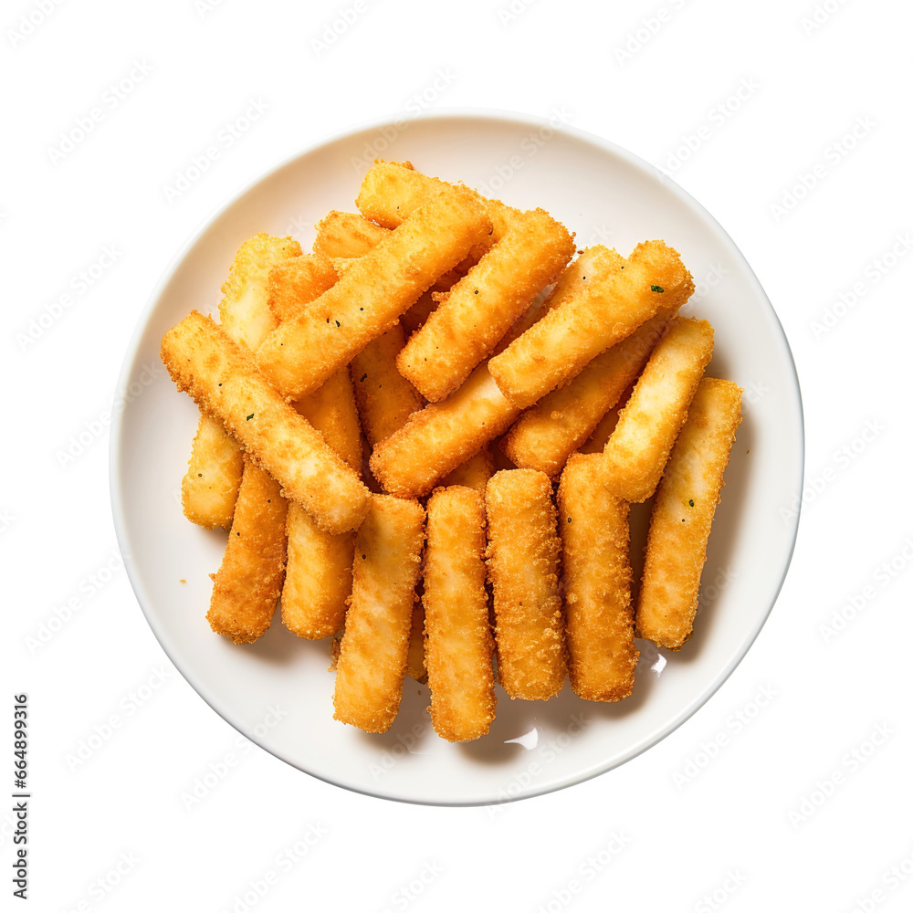 fried cheese sticks on a plate isolated on transparent background Remove png, Clipping Path fried cheese sticks on a plate isolated on transparent background Remove png, Clipping Path