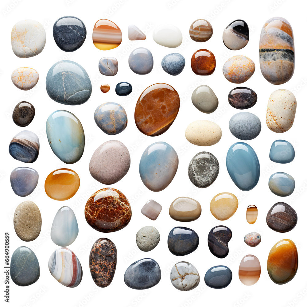 set of stones isolated on transparent background Remove png, Clipping Path set of stones isolated on transparent background Remove png, Clipping Path
