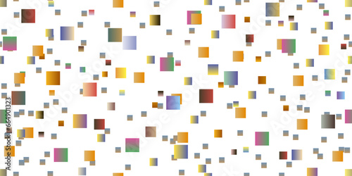 Seamless background with squares and rectangles. Background of geometric shapes. Vector illustration