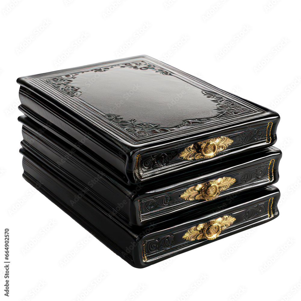 Transparent png Vintage black book clipart