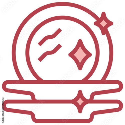 plates filled outline icon,linear,outline,graphic,illustration