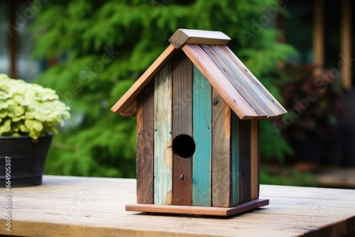 birdhouse made from reclaimed wood © altitudevisual