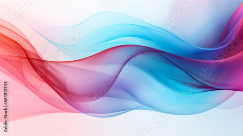 Abstract Colorful Waves: A Dreamy Pastel Design