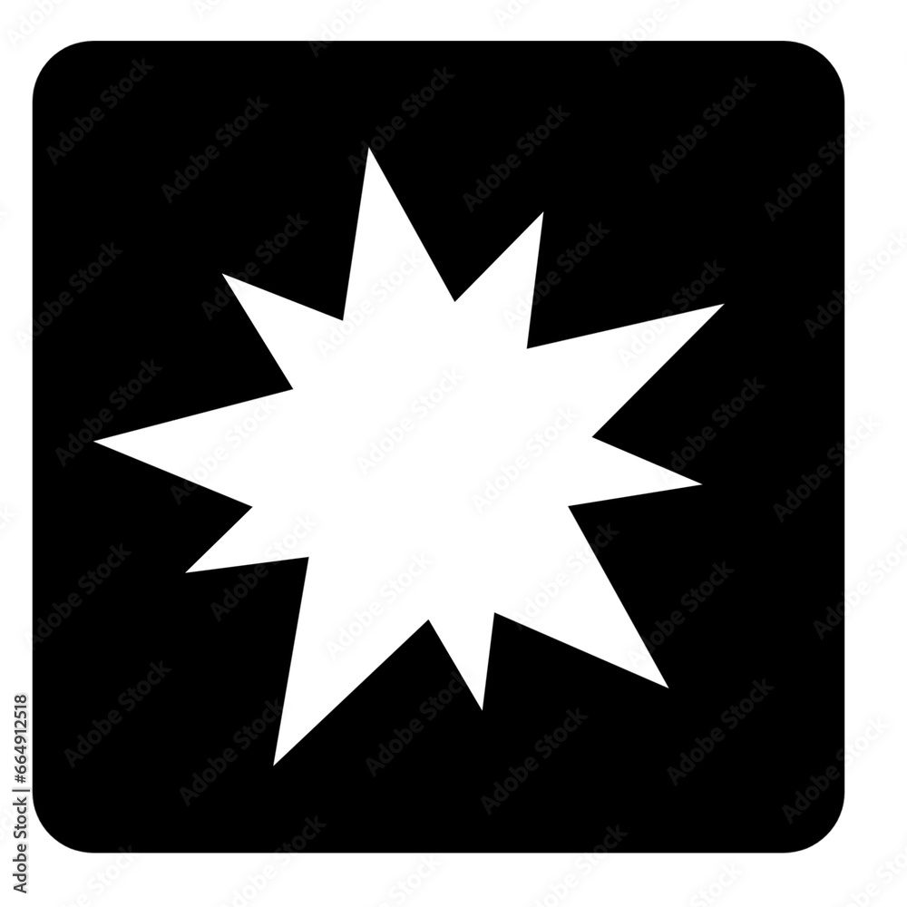 Star irregular shape icon Star irregular shape icon