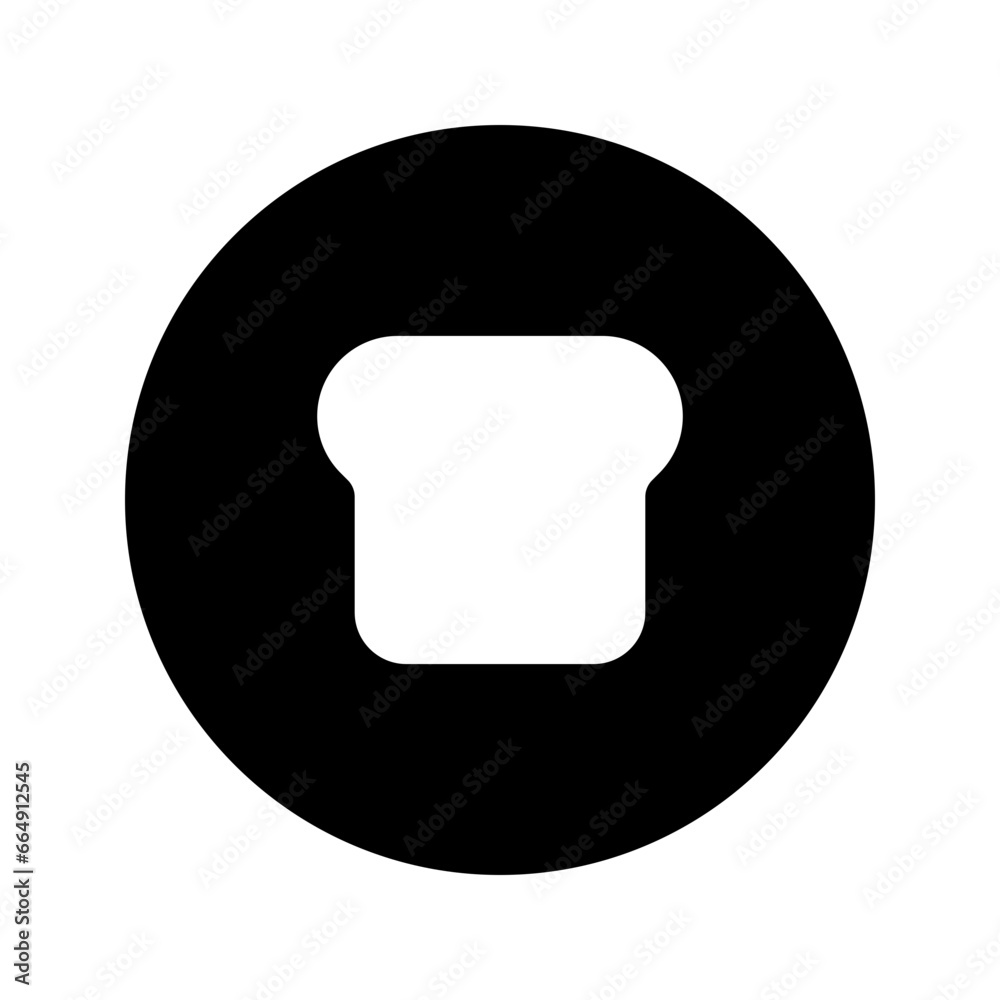 bread circular glyph icon bread circular glyph icon