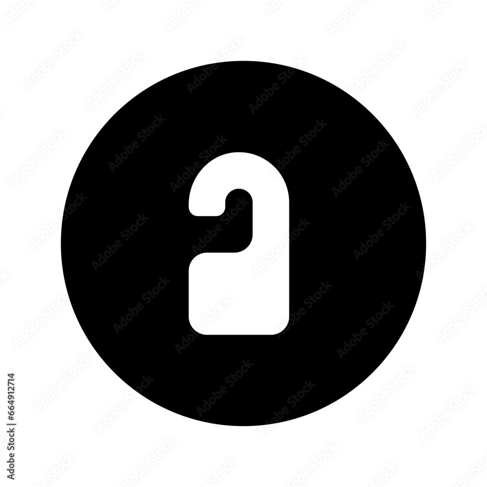 do not disturb circular glyph icon do not disturb circular glyph icon