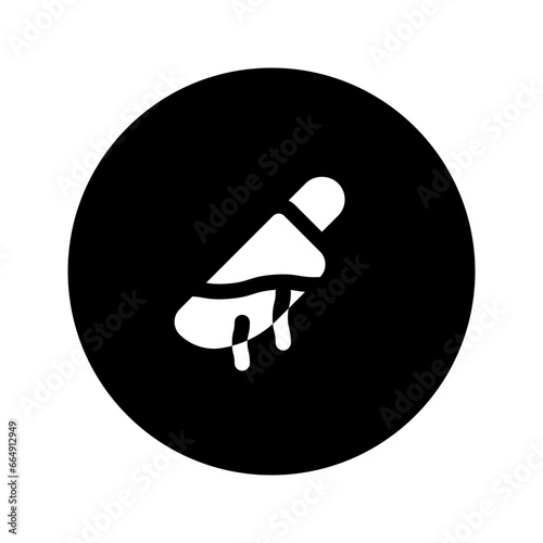 knife circular glyph icon