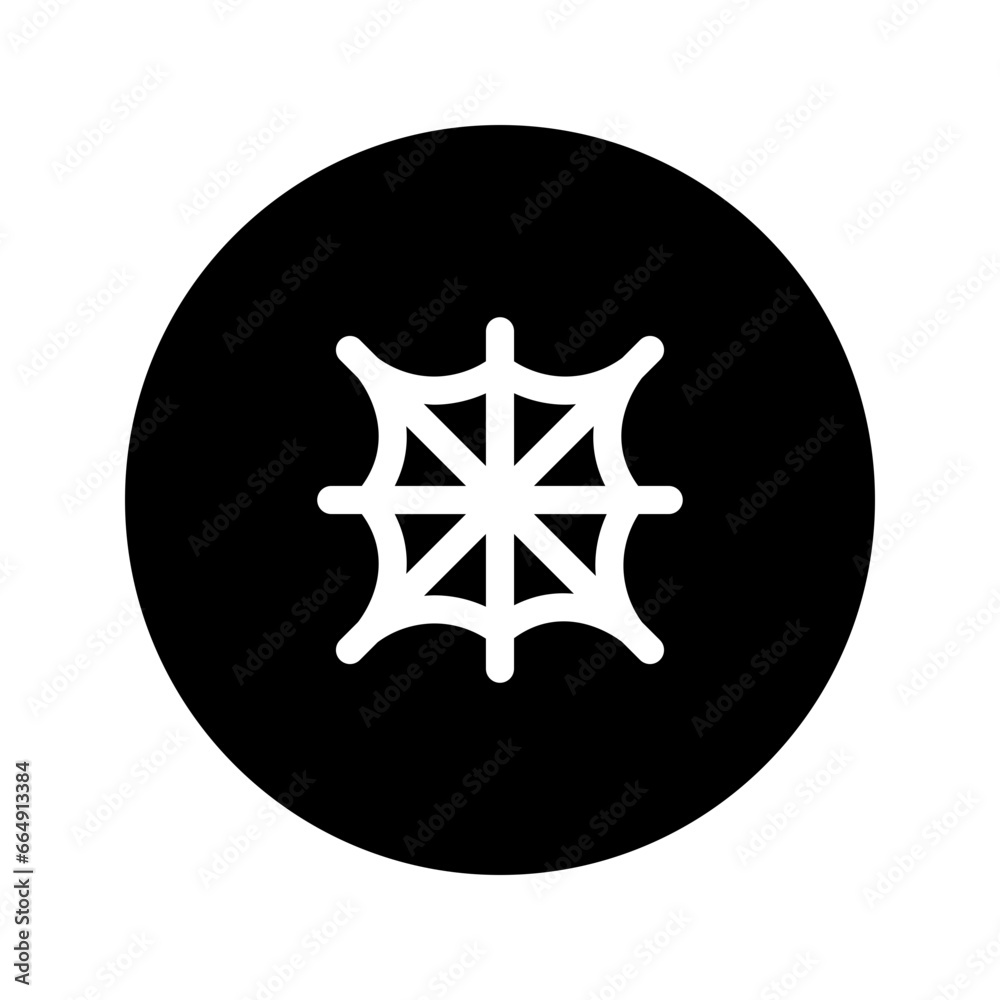 spider web circular glyph icon spider web circular glyph icon