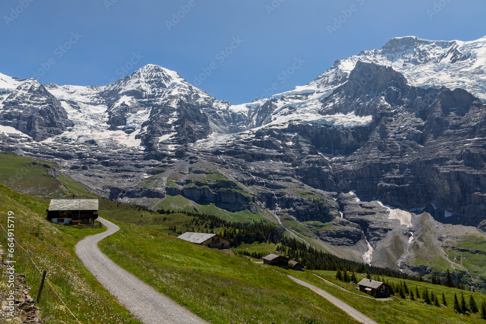 Monch Jungfrau and Jungfraujoch