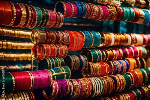 colorful bangles photo