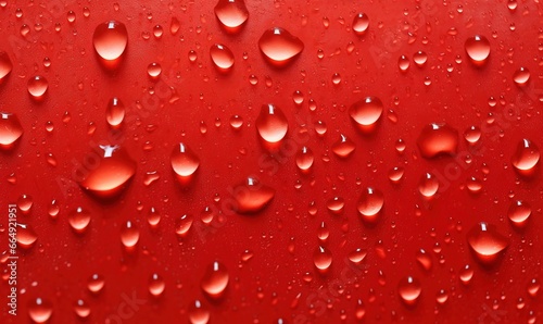 red background with water splash effect. generative AI © Nanda