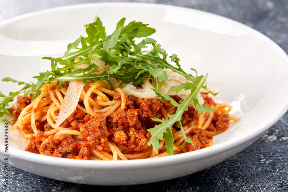 pasta with tomato sauce and parmesan