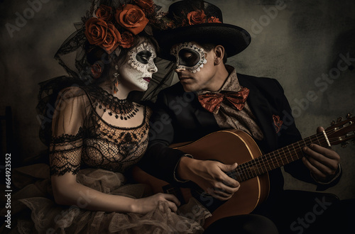 Remembrance and Rebirth: Day of the Dead in Full Bloom photo
