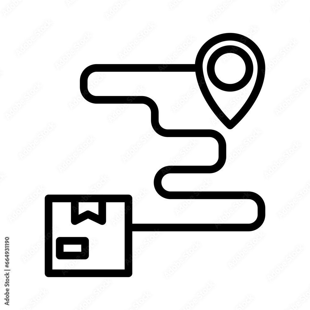 Shipping Location Icon in vector. illustration Shipping Location Icon in vector. illustration