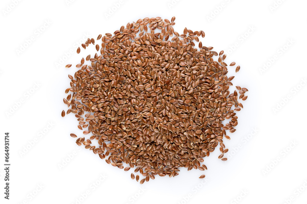flax seeds isolated on white flax seeds isolated on white