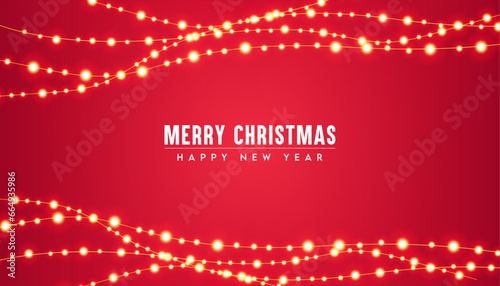  merry christmas red poster or banner background or social media wish cards for christmas