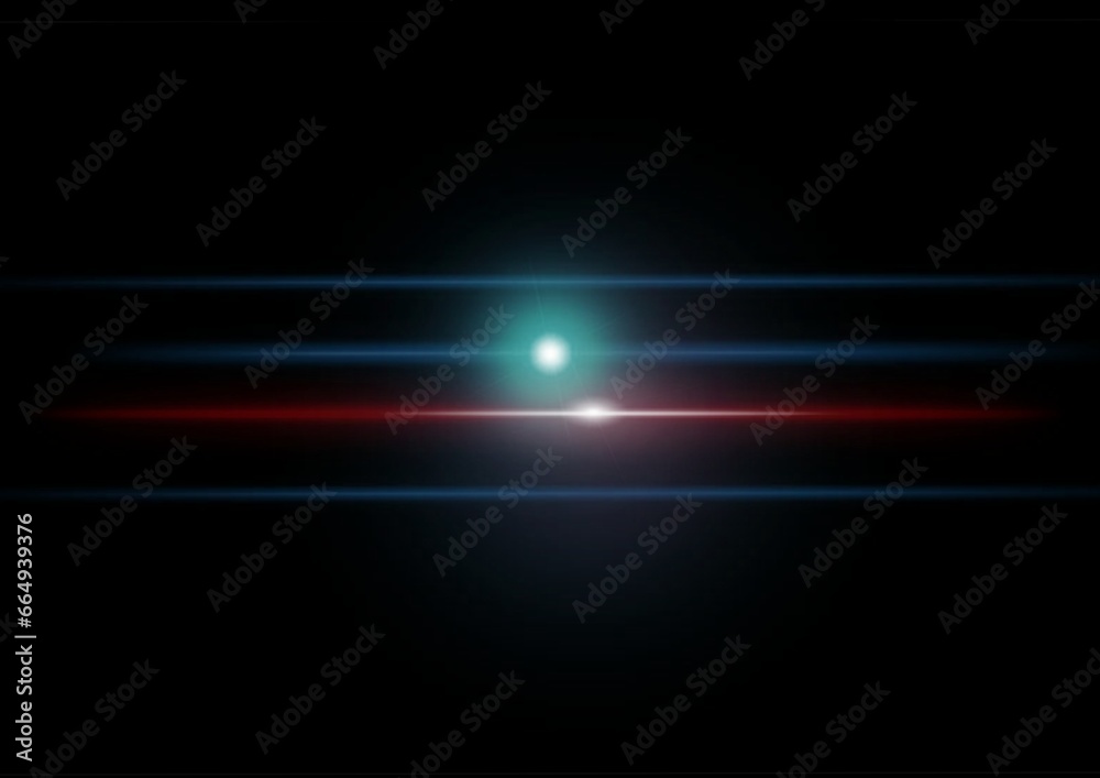 flash of light on a black background, background with glare flash of light on a black background, background with glare