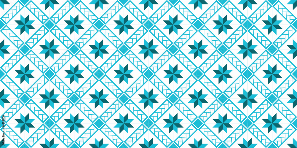 Beautiful seamless pattern in blue for decoration, ornaments, wallpaper, flooring, wrapping paper and fabric Beautiful seamless pattern in blue for decoration, ornaments, wallpaper, flooring, wrapping paper and fabric