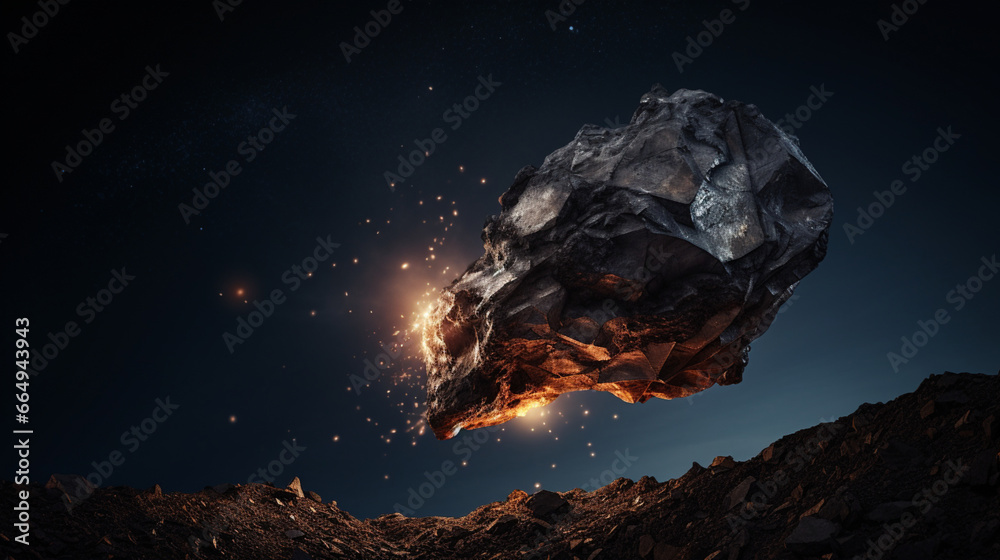 meteorite in the stratosphere