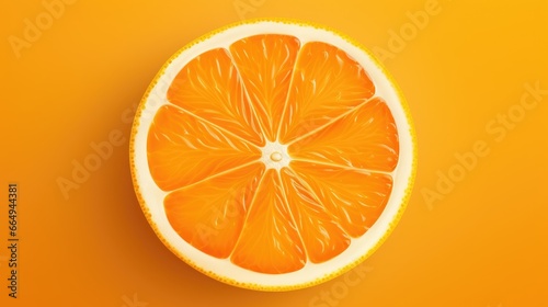 orange sliced background