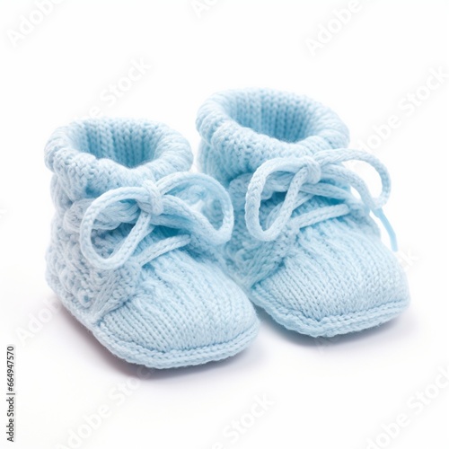 blue baby shoes generated by AI