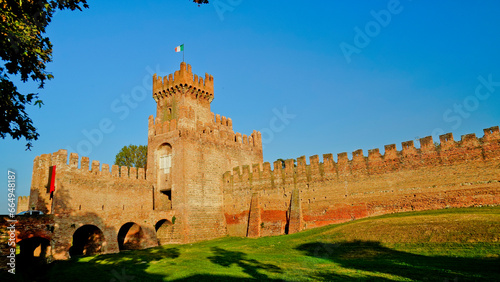 Rocca degli Alberi e cinta muraria di Montagnana,Padova. Italia photo