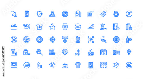 diet icon set