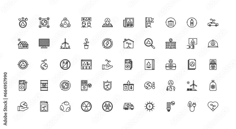 ecology icon set ecology icon set